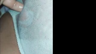 Me encanta como se ve mi coño en braguitas transparentes ????