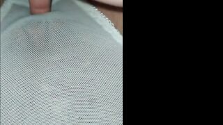 Me encanta como se ve mi coño en braguitas transparentes ????