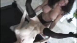 Shawna & Holly - Lesbian Strapon Mating