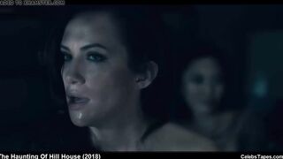 Kate Siegel, Levy Tran & Victoria Pedretti naked love scenes