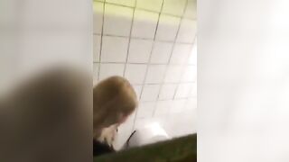 Lesbian disco toilet