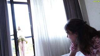 Hey Girlfriend Aid My Boyfriend Cum! 2 Lesbo Allies Bang a Man with a Large Dong!