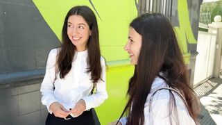 Admirable beauties like to suck shlong instead of studying