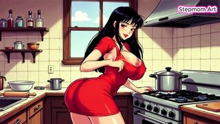 JOI Stepmom in Kitchen sexy - Come with me 100% U'll cum - Obscene Talk