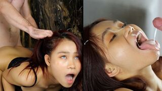 Oriental Teen Gets Pounded Hard and Likes It