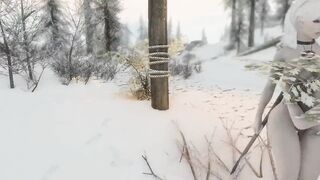 Skyrim B and L mod - Walking down the road and rencounter a hawt Elf