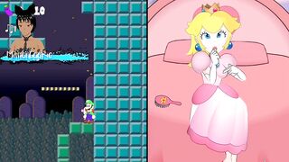 Luigi's camera - Watching Princess Peach finger her cunt