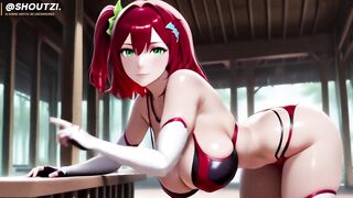 Double Brilliance Gap for Fans - Kneeling Cum-face Floozy Services The one and the other Holes Non-stop!