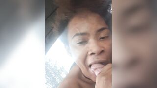 Black drinks cum from BWC