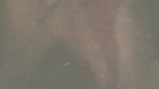 Swemature anal screw, double sandwich with knob and sex tool, cum play