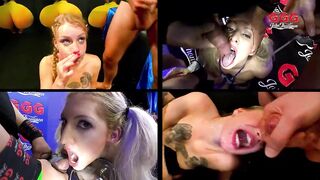 Wild Ggg Group-sex Fuckfest with Hawt Sweethearts Sucking and Screwing