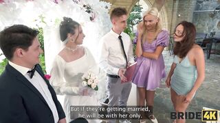 BRIDE4K. A real wedding anal bang, Bride was nailed by a toastmaster