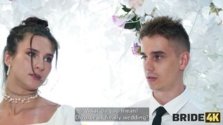 BRIDE4K. A real wedding anal bang, Bride was nailed by a toastmaster