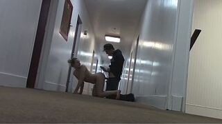 Cute Gal Disrobes in Public to Suck Wang and Public Sex