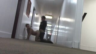 Cute Gal Disrobes in Public to Suck Wang and Public Sex