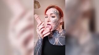 Fellatio on a Realistic Sex tool