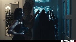 Shemale Grows Futanari Wang - Solo Transsexual Prostate Climax With Loads of CUM