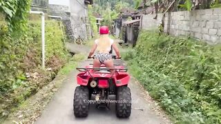 VLOG BALI - I get my vagina filled on the terrace of my Airbnb