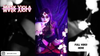 ASMR masturbating and stroking trans climax