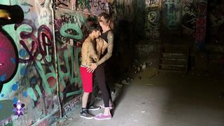 Trans Gal Caught Banging a Trans Stud in an Abandoned Building