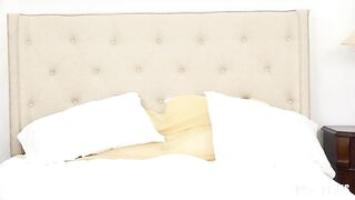 Oriental Honey Morgan Lee gives a sloppy blow job and sixtynine screw previous to that guy cums on her back