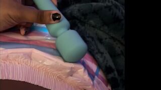Ebony Trans Hotty Edging Herself