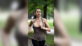 Breasty Aged Babes Running in Park - Wild Breasts Outdoor 1 [AI generated]