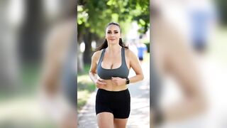 Breasty Aged Babes Running in Park - Wild Breasts Outdoor 1 [AI generated]