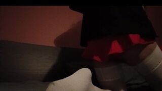 Have a fun an italian "passivella" who takes 2 ass-plug in butt