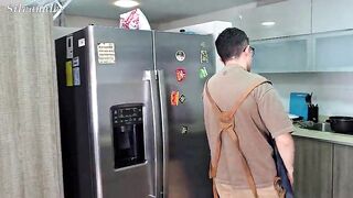 My stepson bangs my booty until this guy fills it with cum