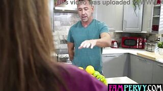 Large boobs overweight red teen stepsister seducing her stepfather