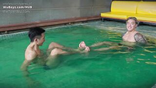 Tyler Wu and Titus Low Oriental flip bang at the bathhouse