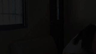 When my spouse is not home, I go to my neighbour's abode to get milk.