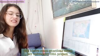Teen 18yo Student Drilled by the Teacher. Shanaxnow