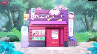 Anime Game - Elf Gal Pinball - Breasty Peach Blossom Elf Gets Private - Steamy Dream Sex Scene