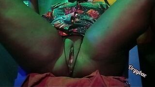 See how wide and open my vagina looks after taking 5 huge BBC (solo masturbation)