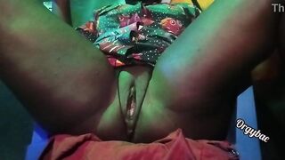 See how wide and open my vagina looks after taking 5 huge BBC (solo masturbation)