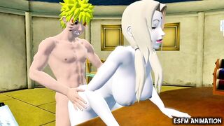 Naruto Pleasant Lady Hokage in her Office