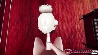 Blond Side in Manga - Experience Tugjob Wanking for Giant Weenie, Frenulum Lick Fetish & Sitting Irrumatio Deepthroat Leading to Facial Cum