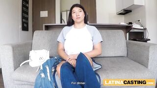 GIANT MELONS Latin babe Face Banged COARSE By Monster Ramrod In Amateur Casting