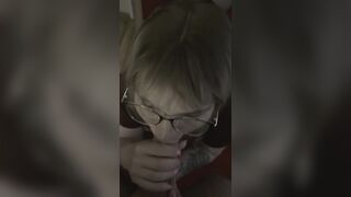 Fitness Beauty Sucks off Coach Who Cums in Her Butt