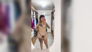 My spouse with his petite rod trying to bang my huge booty!