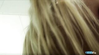 3 hot milfs in arousing nylons banged and facialised by 3 boys during group sex