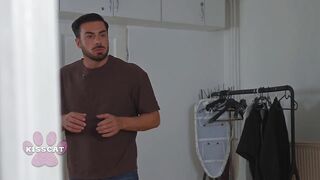 Family Abode S1E4: Step mamma Karina King shares Step son's dong with her Step sister Kisscat in Forbidden three-some sex