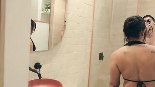 Stepmother discovers stepson smelling her pants