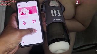 The SKULL STUD toy from BEYOURLOVER is so realistic that this guy cums inside whilst I'm sucking his nuts