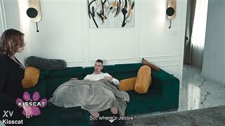 Will Step Daddy Screw and Cum Inside Step Daughter Jessie Ames in Share Couch During the time that Step Mamma?