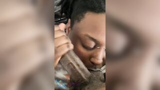 Deepthroat goes eager