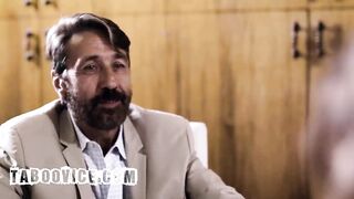 Excited Stepdad Has 3some With Stepdaughter And Her Bestie