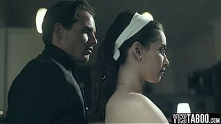 Virgin small teen gets juicy twat pounded hardcore by a large shlong officer